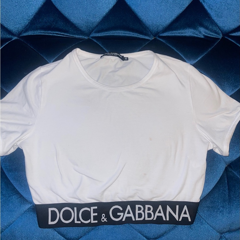Dolce & Gabbana White Short Sleeve Tee